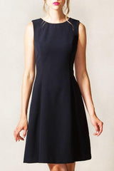 Pleat Front Dress